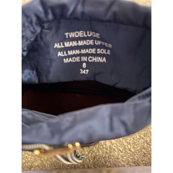 Tommy Hilfiger Women's Rain Boots Size 8 Black Pull-On Anti-Slip Soles - Picture 12 of 12